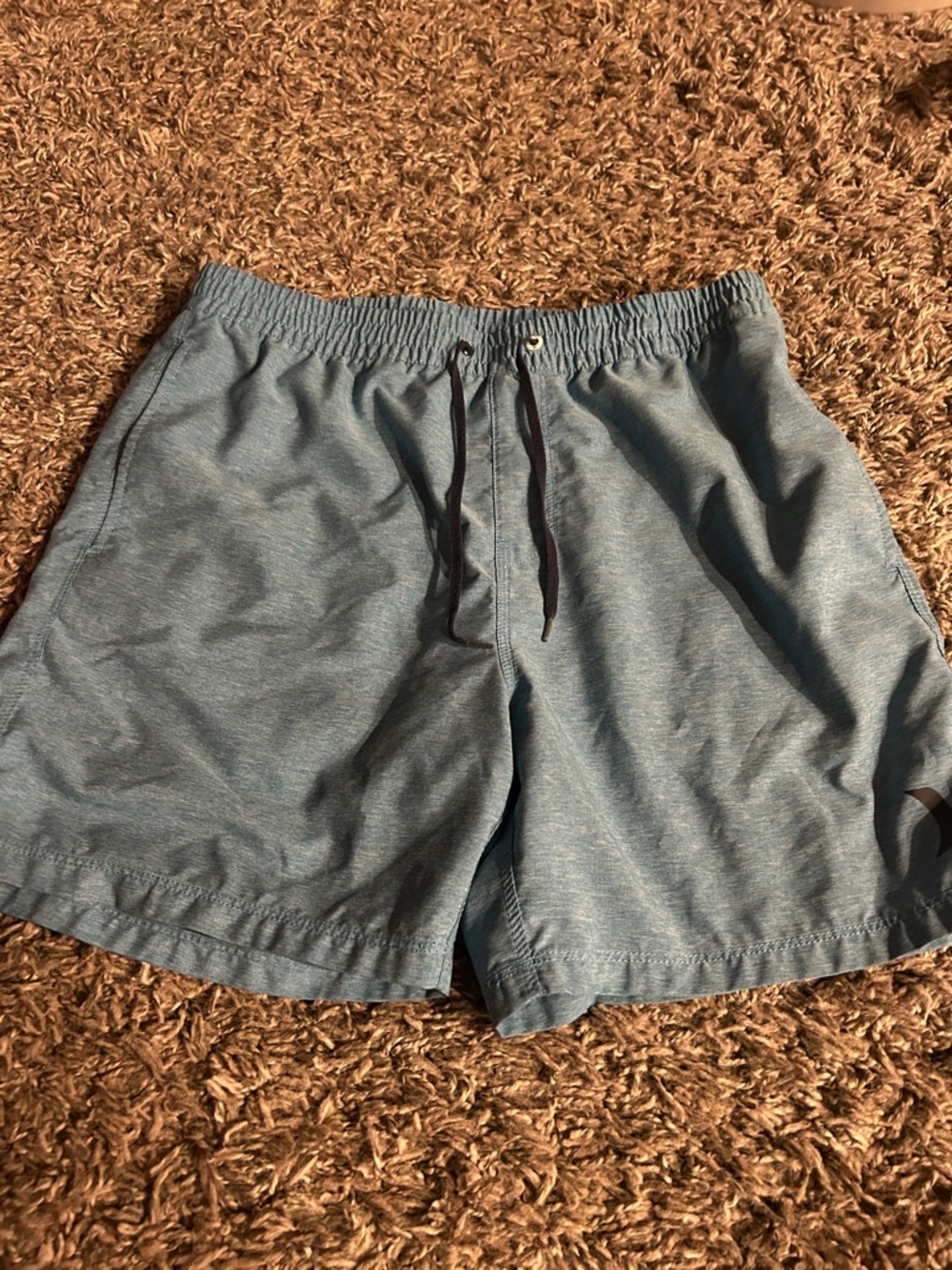 Hurley Blue Elastic Waist Shorts